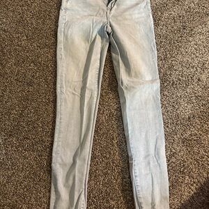 American Eagle Outfitters Light Wash Skinny Jeans